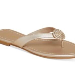 Jack Rogers Rose Gold Metallic Sandals